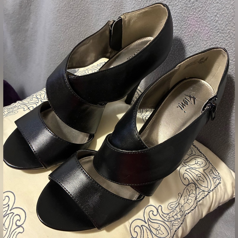 Black Strappy Heels